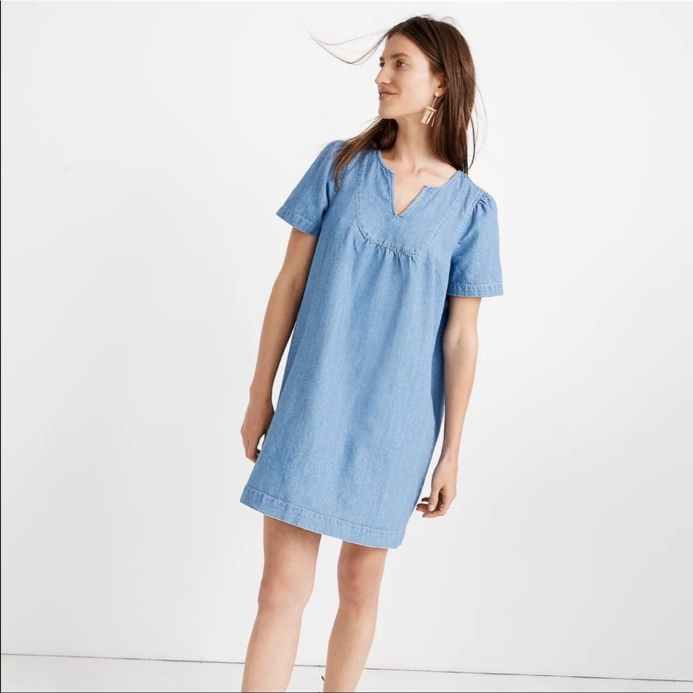 Madewell Denim Swing Dress - XS